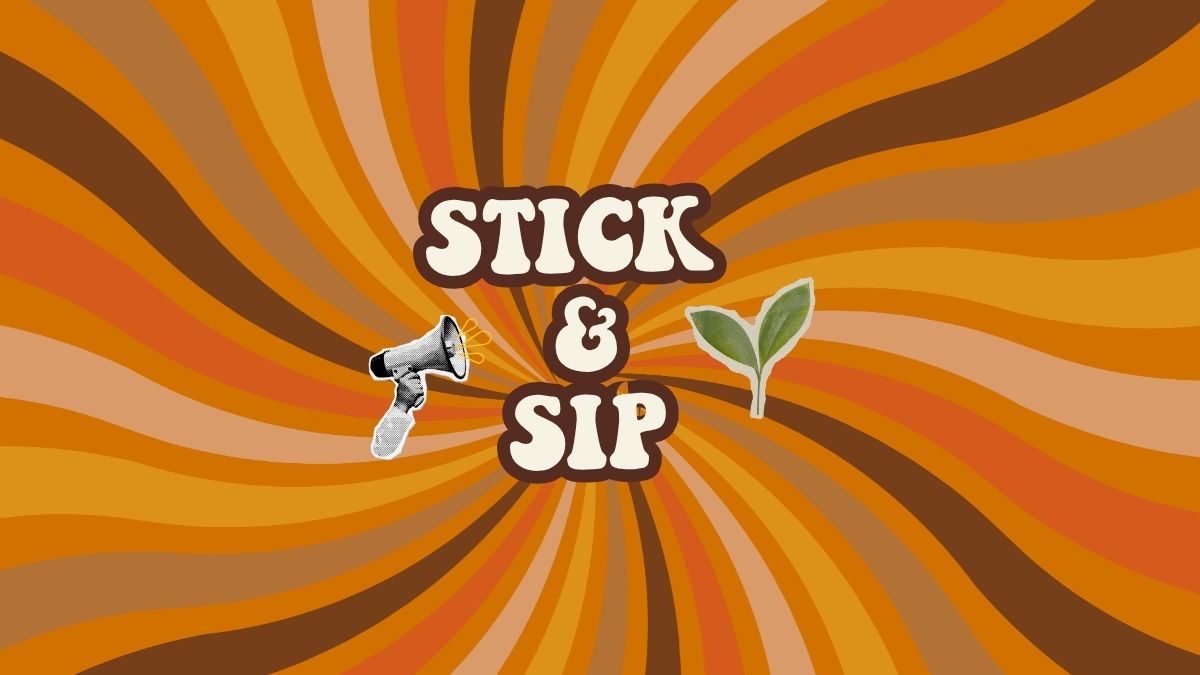 Stick & Sip - Sunday, October 11 @ 4:30 pm